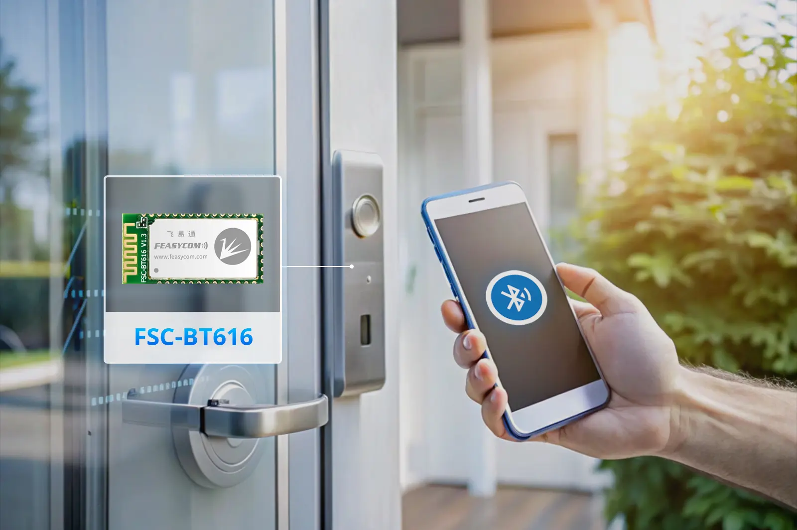 bt smart doorlock solution